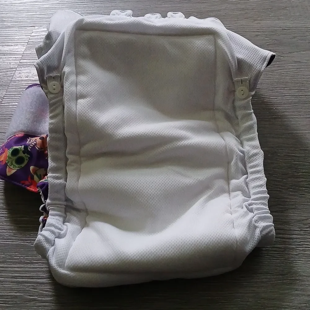CuteBone purple skull print  female dog diaper Sz XL NWOT
